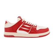 Amiri Röda Sneakers Snörskor i Läder Red, Herr