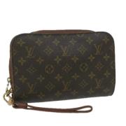 Louis Vuitton Vintage Pre-owned Canvas kuvertvskor Brown, Dam