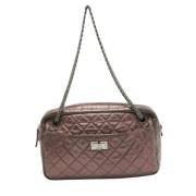 Chanel Vintage Pre-owned Laeder axelremsvskor Pink, Dam