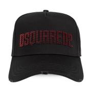 Dsquared2 Baseball Cap Black, Herr