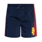 Dsquared2 Badshorts med logotyp Blue, Herr