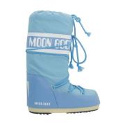 Moon Boot Vinterstövlar Ikon Nylon Blue, Dam