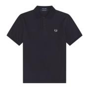 Fred Perry Original Plain Polo Navy / Light Oyster Blue, Herr