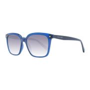 Ted Baker Blå Fyrkantiga Gradient Solglasögon - UV-skydd Blue, Dam