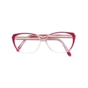 Yves Saint Laurent Vintage Pre-owned Acetat solglasgon Red, Dam