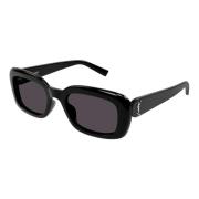 Saint Laurent Svarta solglasögon SL M130/F Black, Dam