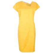 Versace Pre-owned Pre-owned Bomull klnningar Yellow, Dam