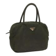 Prada Vintage Pre-owned Nylon prada-vskor Green, Dam