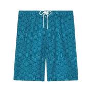 Kenzo Blå Långa Boardshorts Blue, Herr