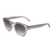 Eyewear by David Beckham Ikoniska Retro Solglasögon Gray, Unisex