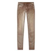 Diesel Slim Jeans - 2019 D-Strukt Brown, Herr