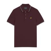 Lyle & Scott Tipped Polo Shirt Red, Herr