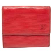 Louis Vuitton Vintage Pre-owned Laeder totevskor Red, Dam