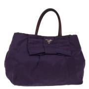 Prada Vintage Pre-owned Nylon prada-vskor Purple, Dam