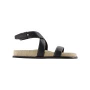 TotêMe Laeder sandaler Black, Dam