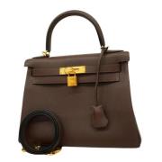 Hermès Vintage Pre-owned Laeder totevskor Brown, Dam