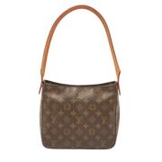 Louis Vuitton Vintage Pre-owned Laeder totevskor Brown, Dam