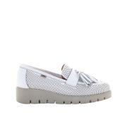 Callaghan Klassiska Vita Moccasins White, Dam