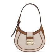 Furla Axelväska Club 2 Liten Beige, Dam