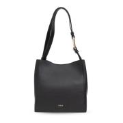 Furla Nuvola Mini Axelväska Bucket Type Black, Dam