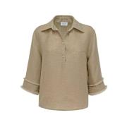 MVP wardrobe Antibes Blouse Beige, Dam