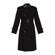 Burberry Bomull trenchcoat Black, Dam