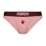 Dsquared2 Trosor med logotyp Pink, Dam