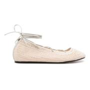 Isabel Marant Elegant Ballerina Skor Beige, Dam