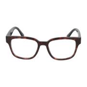 Prada Fyrkantiga Acetatglasögon Modell A09V Brown, Unisex