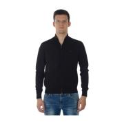 Armani Jeans Hoodie Sweatshirt Black, Herr