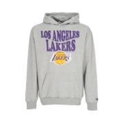 New Era NBA Script Hoodie Gray, Herr