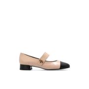 Tory Burch Klackballettplattor 'Jane' Beige, Dam