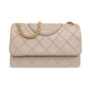 Tory Burch Mjuk axelväska Beige, Dam