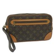 Louis Vuitton Vintage Pre-owned Canvas kuvertvskor Brown, Dam