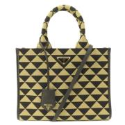 Prada Vintage Pre-owned Canvas prada-vskor Multicolor, Dam