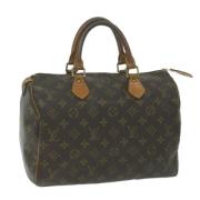 Louis Vuitton Vintage Pre-owned Canvas louis-vuitton-vskor Brown, Dam