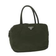 Prada Vintage Pre-owned Nylon prada-vskor Green, Dam