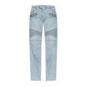 Balmain Jeans med logotyp Blue, Herr