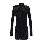 The Attico Turtleneck Klänning Black, Dam