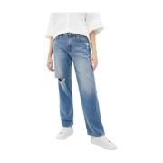 Love Moschino Slitna Denim Jeans Blue, Dam