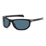 Eyewear by David Beckham Klassiska Moderna Solglasögon Black, Herr