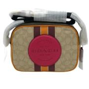 Coach Pre-owned Pre-owned Canvas axelremsvskor Beige, Dam