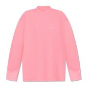 The Attico Sweatshirt med logotyp Pink, Dam