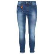 YES ZEE Herr Slim Fit Denim Jeans Blue, Herr