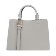 Furla Nuvola Medium axelväska Gray, Dam