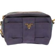 Prada Vintage Pre-owned Tyg prada-vskor Purple, Dam