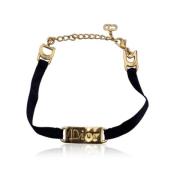 Dior Vintage Pre-owned Canvas armband Black, Dam