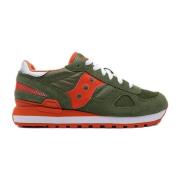 Saucony Casual Sneaker med 100% sammansättning Green, Herr