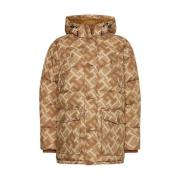 Tommy Hilfiger Vadderad huva parka med monogramtryck Multicolor, Herr