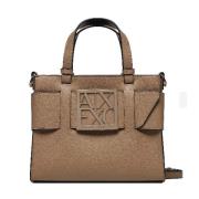 Armani Exchange Taupe Handväska AX 942689Oa874 Beige, Dam